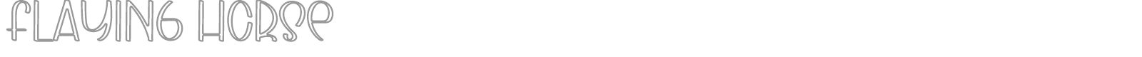 Flaying Horse font preview